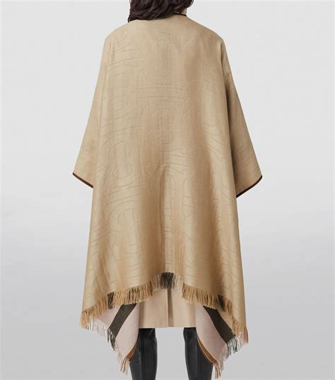 Burberry Reversible Monogram Cape 